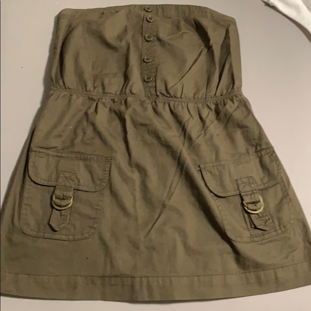 Olive Green  Tube Top